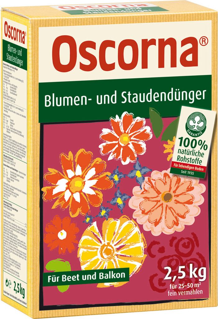 Oscorna Blumen- und Staudendünger 2,5 kg Produktbild 