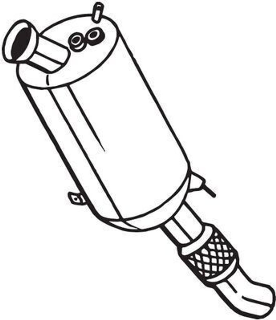 BOSAL 095-582 Dieselpartikelfilter DPF Rußpartikelfilter für BMW X1 (E84) Euro 5 Abgasanlage Diesel