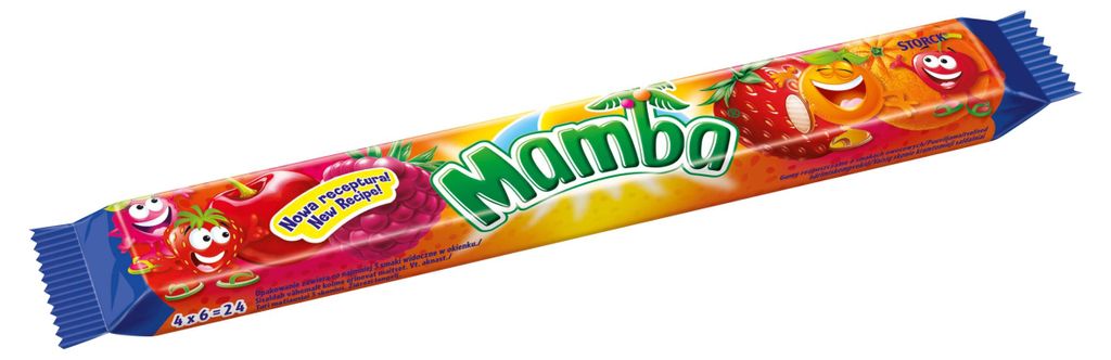 Mamba Owocowa - Rozpuszczalne gumy o smaku truskawki, Zdjęcie produktu 