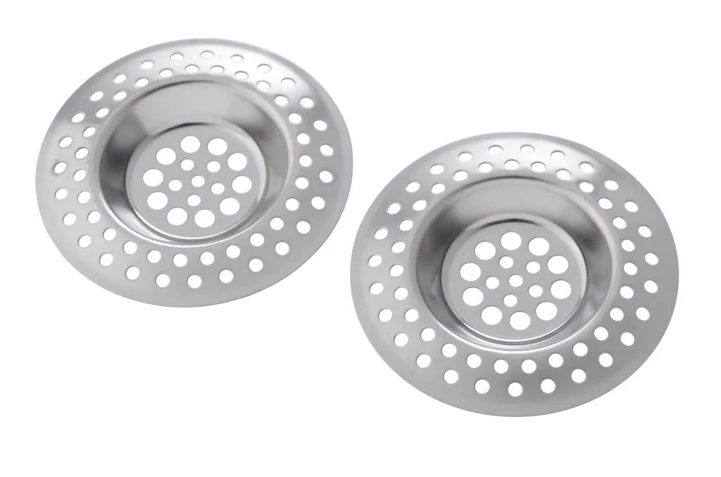 Set 2 Filtri per Scarico in Acciaio Inox - Igiene Totale in Casa - 1