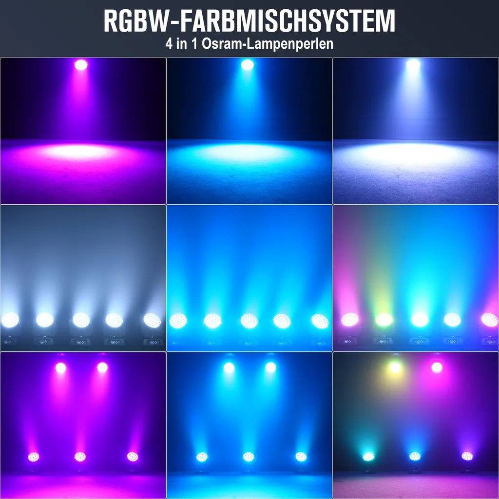 Lyre LED RGBW avec Tête Mobile DMX : Finis les Éclairages Statiques - 3