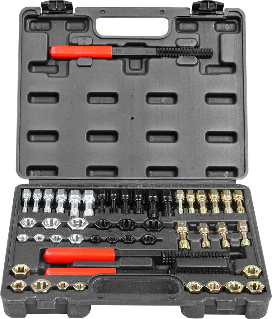 Kit Maschi e Filiere SucceBuy 49 Pezzi - Acciaio HRC55-62 Professionale