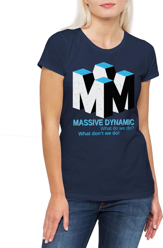 Urban Backwoods Massive Dynamic B, Damen T-Shirt, Farbe: Navy, Größe: M