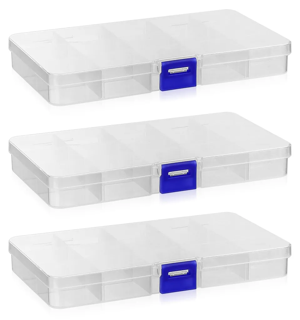Mallette de rangement pour matériel de couture et perles de rocaille