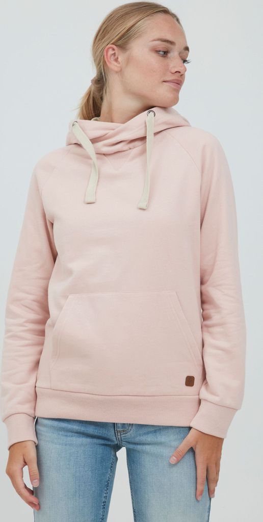 OXMO OXJulia Damen Kapuzenpullover Hoodie Pullover mit Kapuze Kordel Kängurutasche Baumwollmischung Regular fit