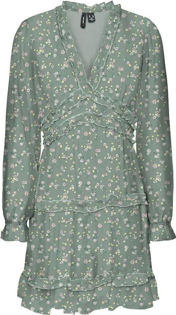 Vero Moda Smilla Langarm-midikleid Grün M Damen Grün M