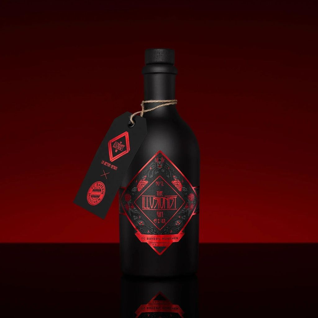 The Illusionist Gin FC Bayern München Edition, Inhalt:500ml Produktbild 