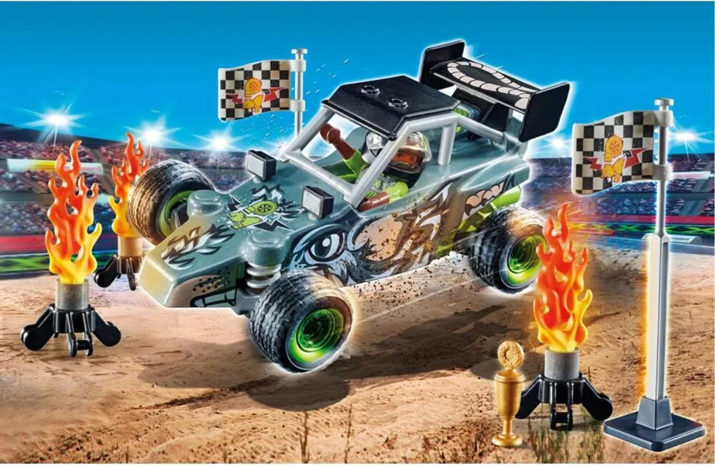Figurines Playmobil Stuntshow pour Circuits de Course et Cascades - 3