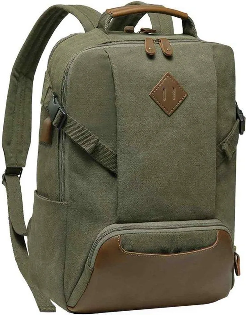 Sac à dos universitaire pour adolescent avec port USB et espace 15,6"