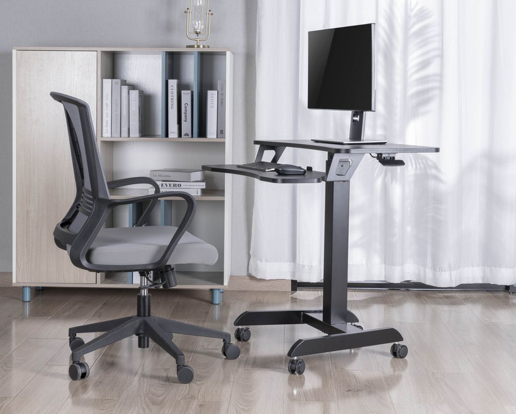 Table d'ordinateur portable de bureau assis-debout - mobile Image du produit 