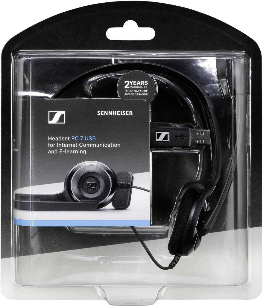 Sennheiser PC 7 USB - Cuffie - on-ear - con cavo Immagine del prodotto 