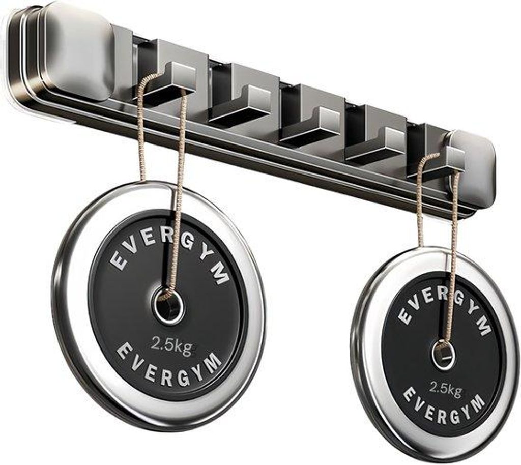 Opvouwbare kapstok, 5-fach, grijs, moderne garderobewand