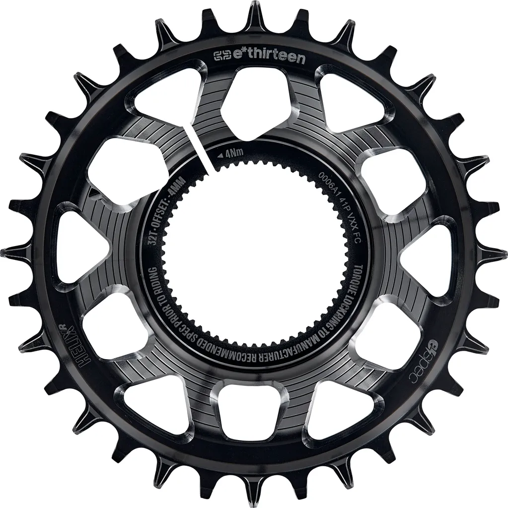 Plateau de transmission Helix R e*spec 32T noir pour VTT électrique