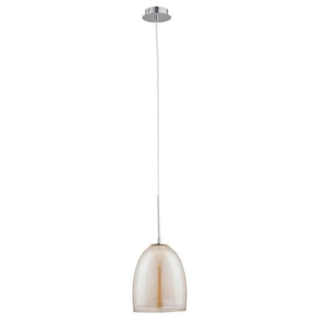 Suspension pour Salle à Manger ou Salon Ronda Verre et Chrome E27 60W