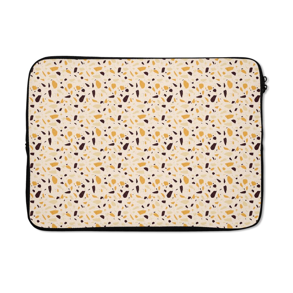 MuchoWow Laptop Hülle 13 Zoll Muster - Terazzo - Textur Laptoptasche - Laptophülle - Sleeve - Rundumschutz