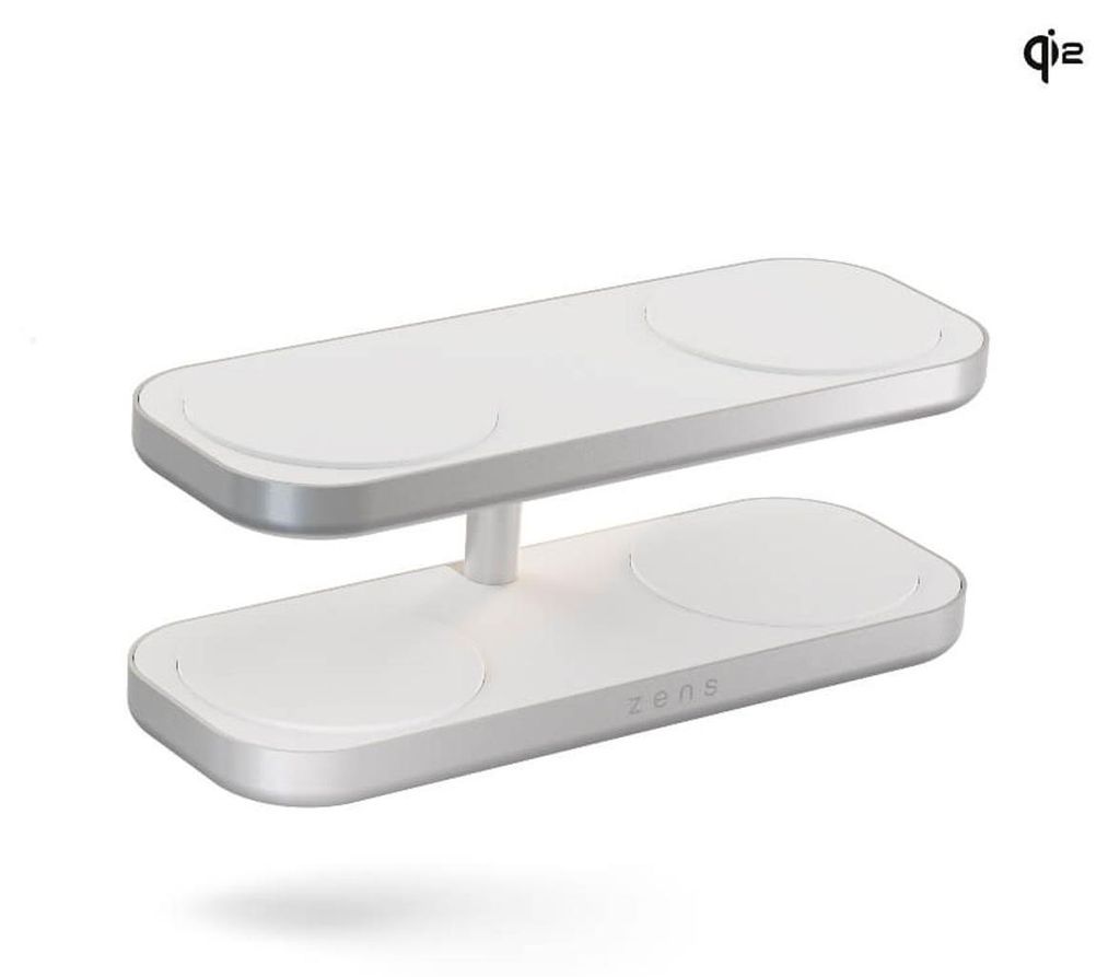 ZENS Kabelloses Ladegerät Quattro Pro 4 Qi2 Weiß
