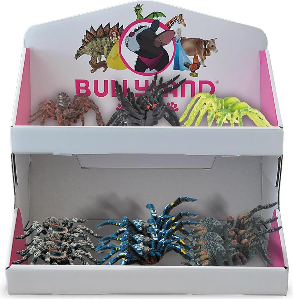Araignée Bullyland 80902 en plastique souple sans PVC peinte à la main