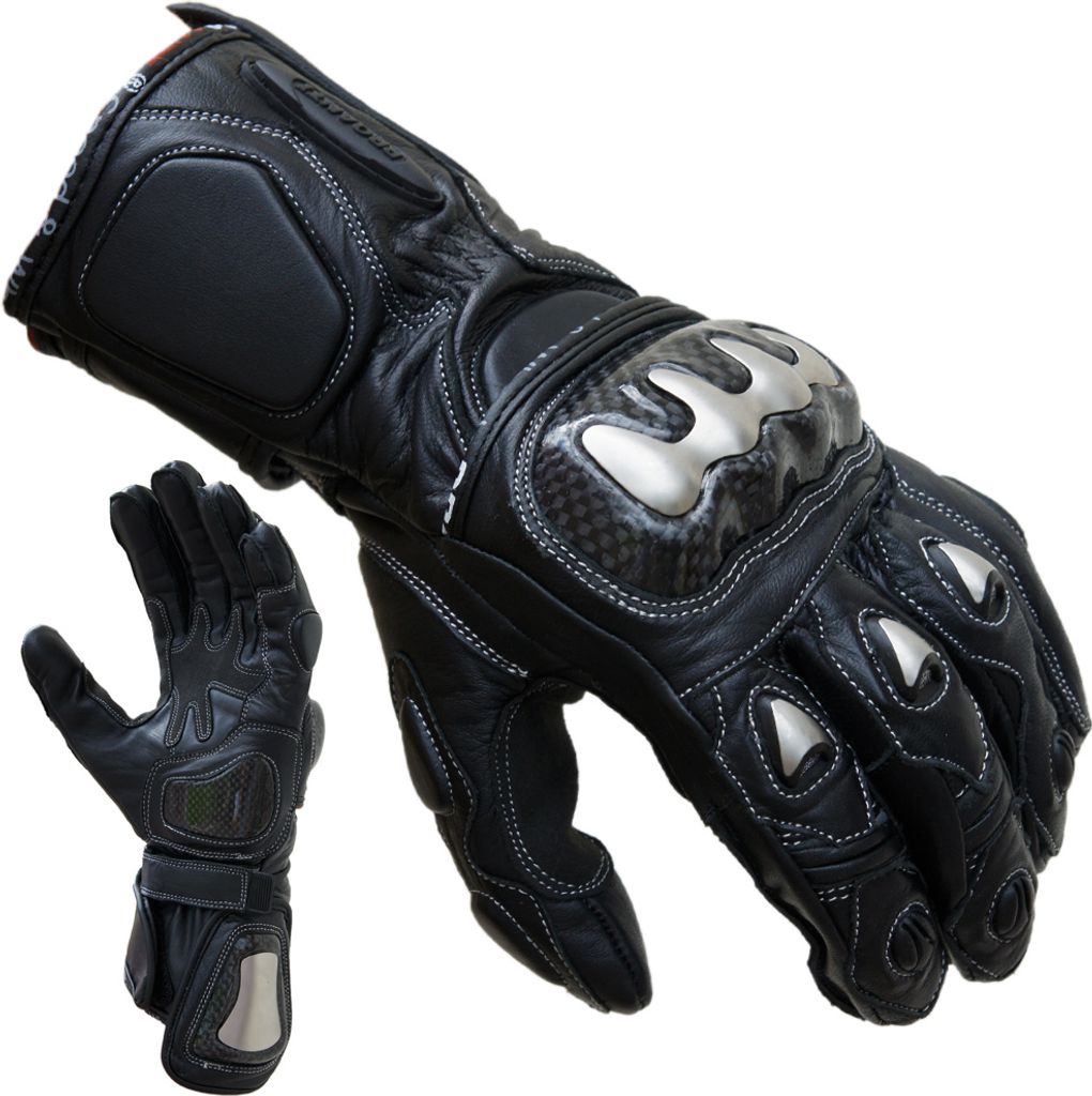 Gants moto Racing Pro noir PROANTI® - taille XL Image du produit 