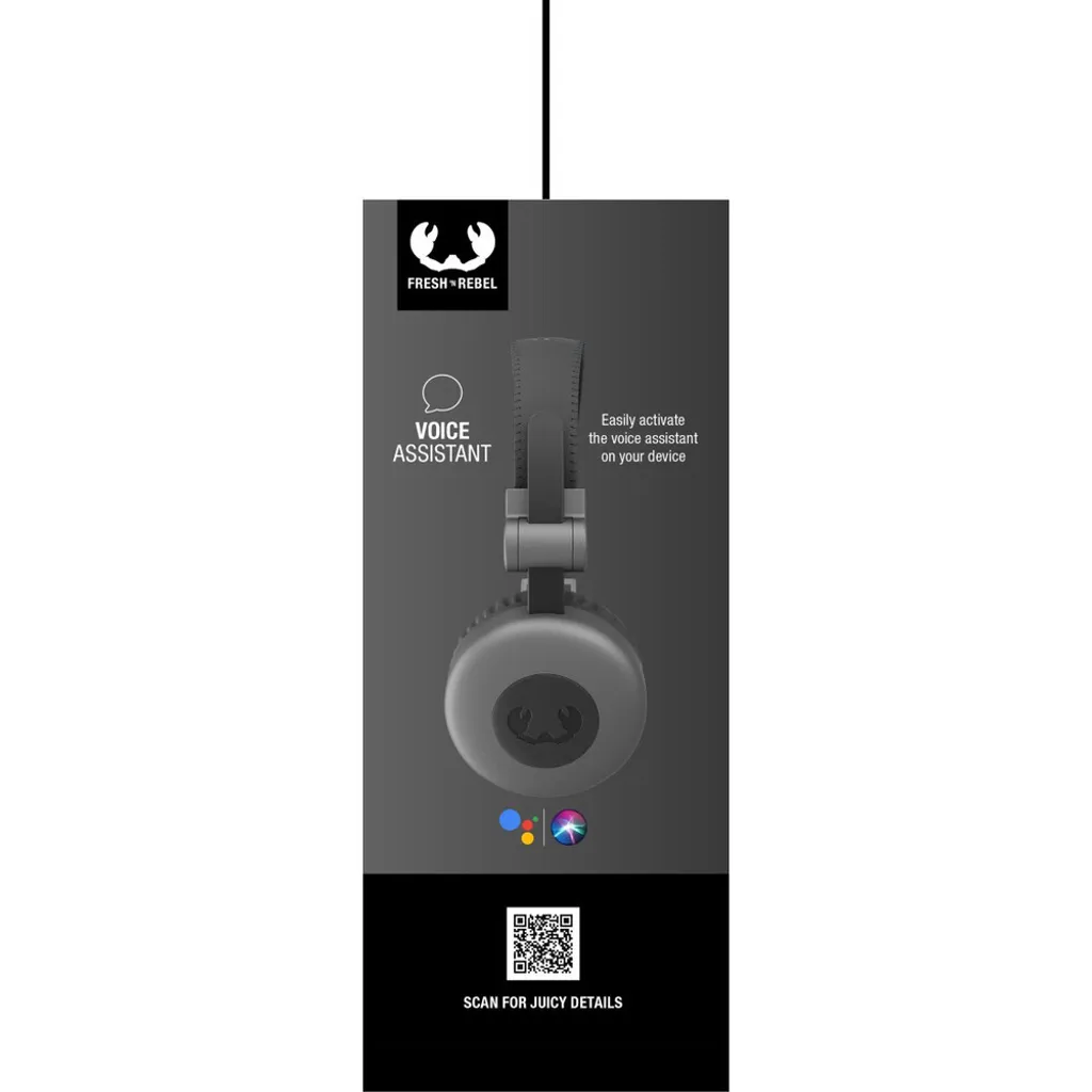 Fresh 'n Rebel Code Core Storm Grey Casque Supra-Auriculaire Bluetooth - 7