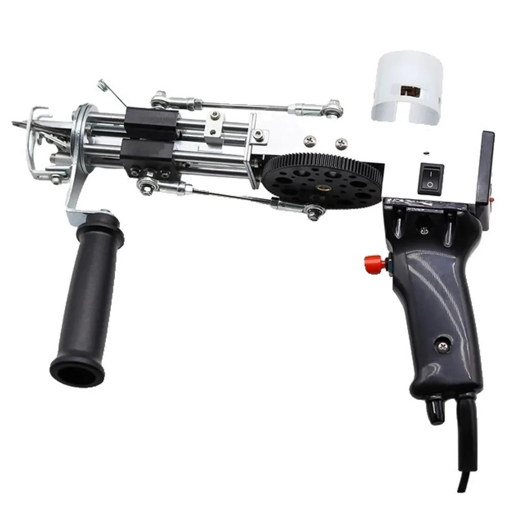 Machine à tufter électrique 2 en 1 noir - Pistolet tufting pour tapis