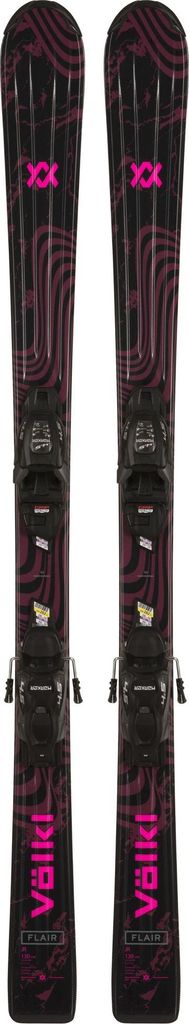 Völkl FLAIR JUNIOR + 7.0 VMOTION JR LADY (160cm) Kinder-Ski 24/25 lila pink 160