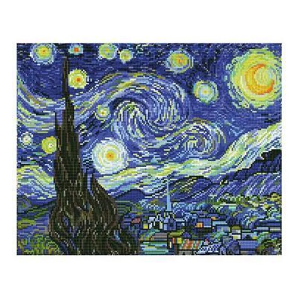 Diamond Dotz Nuit Étoilée de Van Gogh kit complet broderie diamant