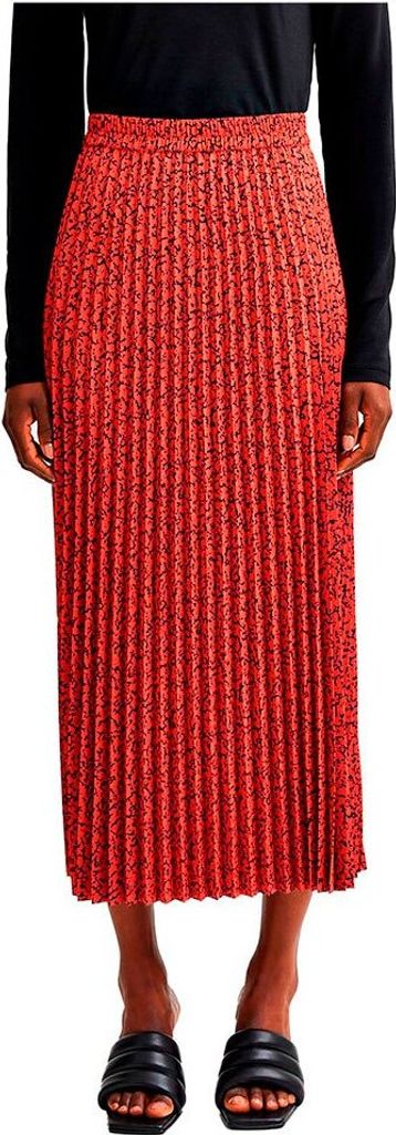 Selected Alexis Aop Midi Rock Rot 44 Frau Rot 44