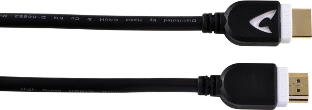 High Speed HDMI -Kabel, Stecker - Stecker, vergoldet, Ethernet, 1,5 m (00127001)
