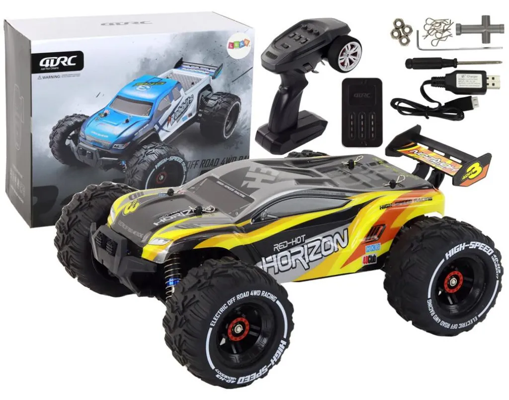 Voiture RC Tout-Terrain 4x4 Rabbits avec Système 2.4G et Pneus Grip
