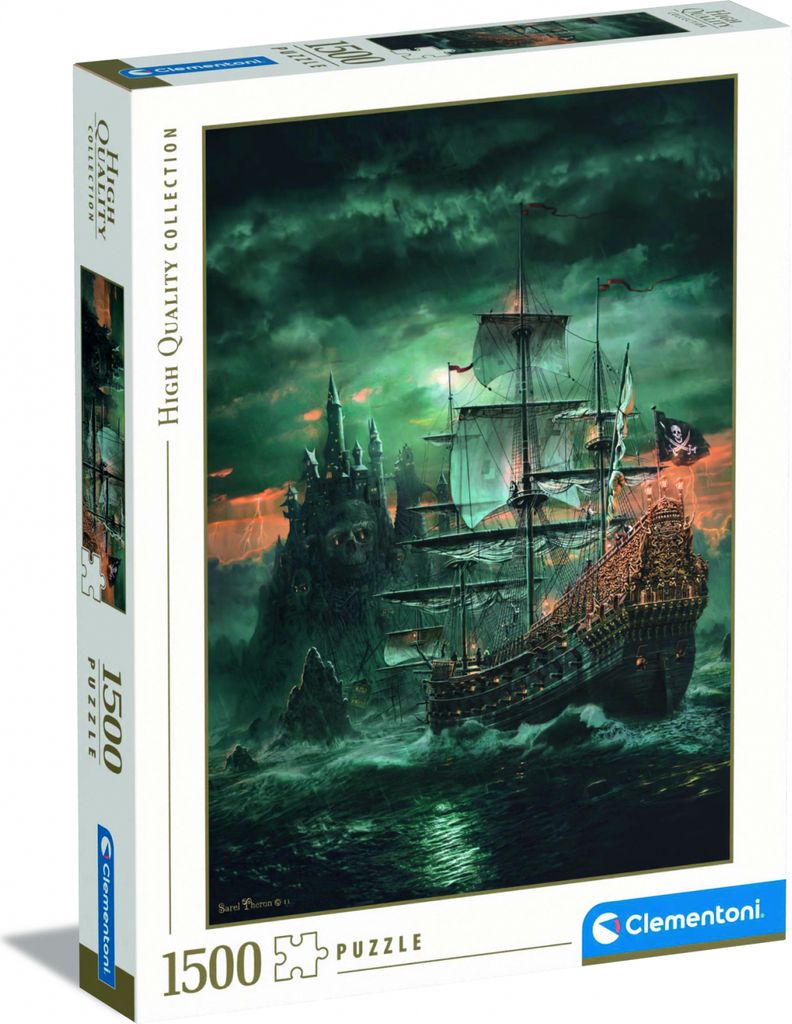 Clementoni Puzzle 1500 Pezzi La Nave Pirata 31682 Immagine del prodotto 