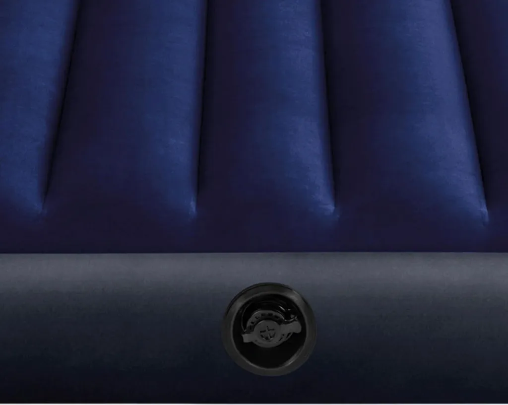 Matelas à air Downy bleu 152x203x25 cm - Surface floquée et robuste