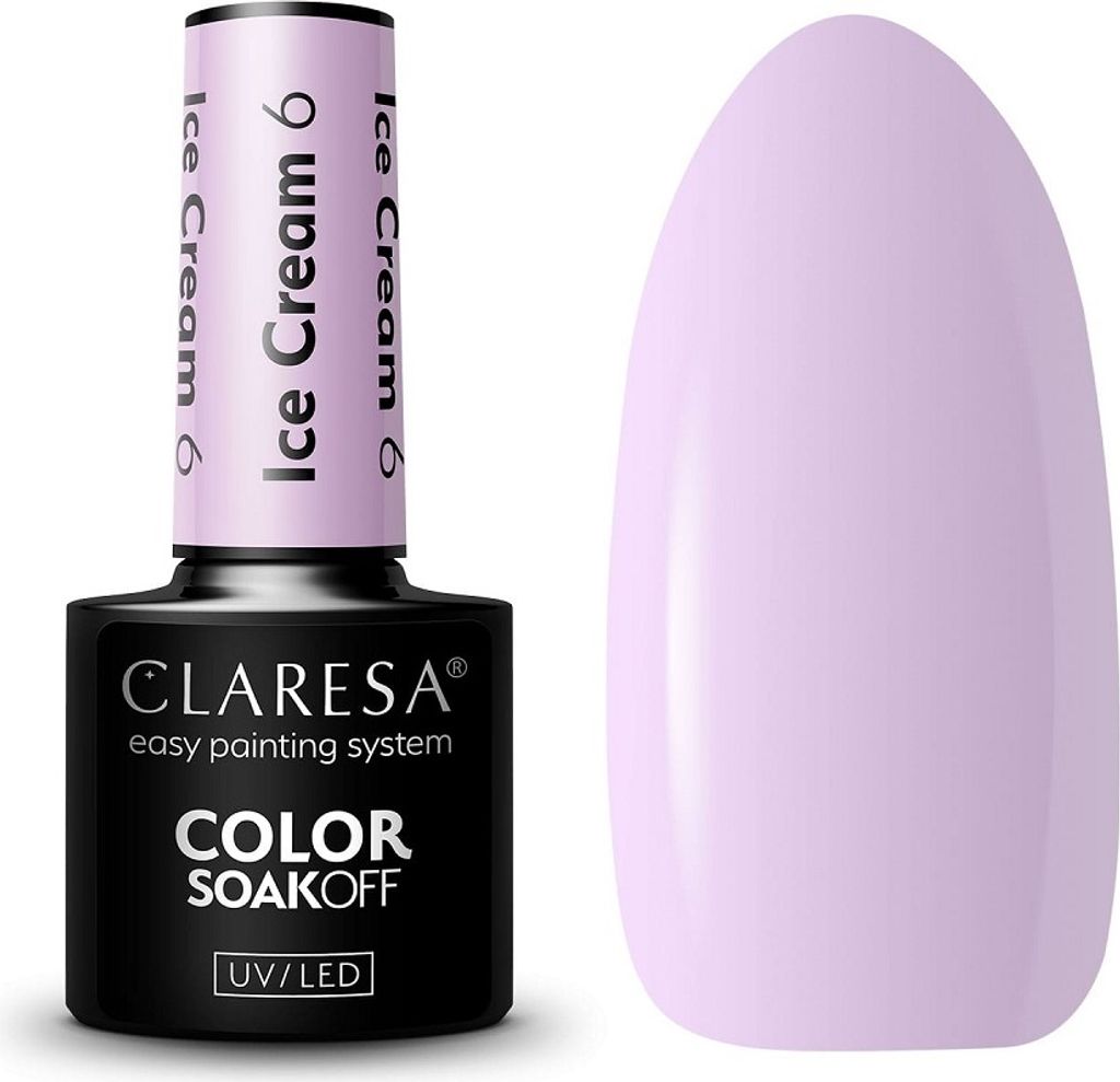 Claresa UV/LED Soak-Off Gel Nagellack ""Eiscreme"" - Produktbild 
