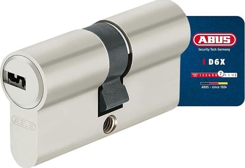 ABUS Profilzylinder D6XNP 35/50 inklusive 5 Schlüssel, 49467
