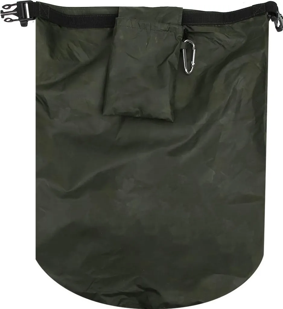 Sacca di Sopravvivenza Impermeabile Verde Militare - PVC Heavy Duty