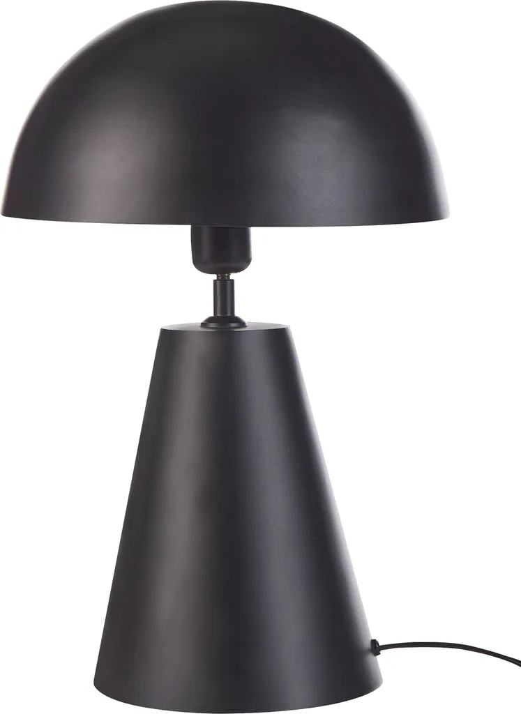 Lampe de table design noir en métal fer pour salon et chambre moderne