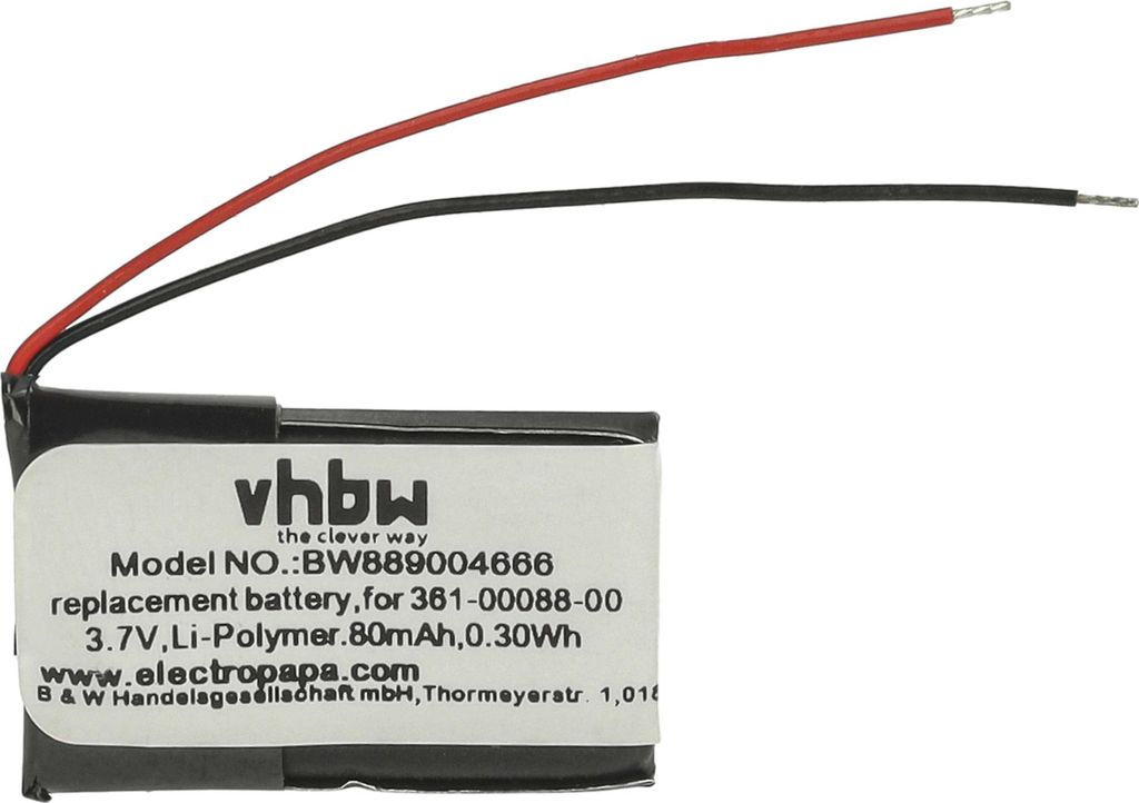 vhbw Akku kompatibel mit Garmin Vivosmart HR+, HR Produktbild 