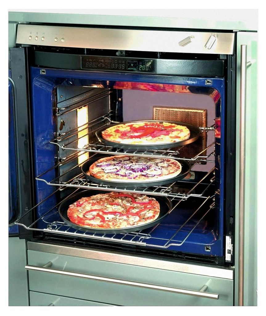 Ausziehbarer Backofenrost (37 - 57 x 32,5 cm) für Ofen und Kühlschrank, manuell verstellbar (Farbe: Silber), Menge: 1 Stück