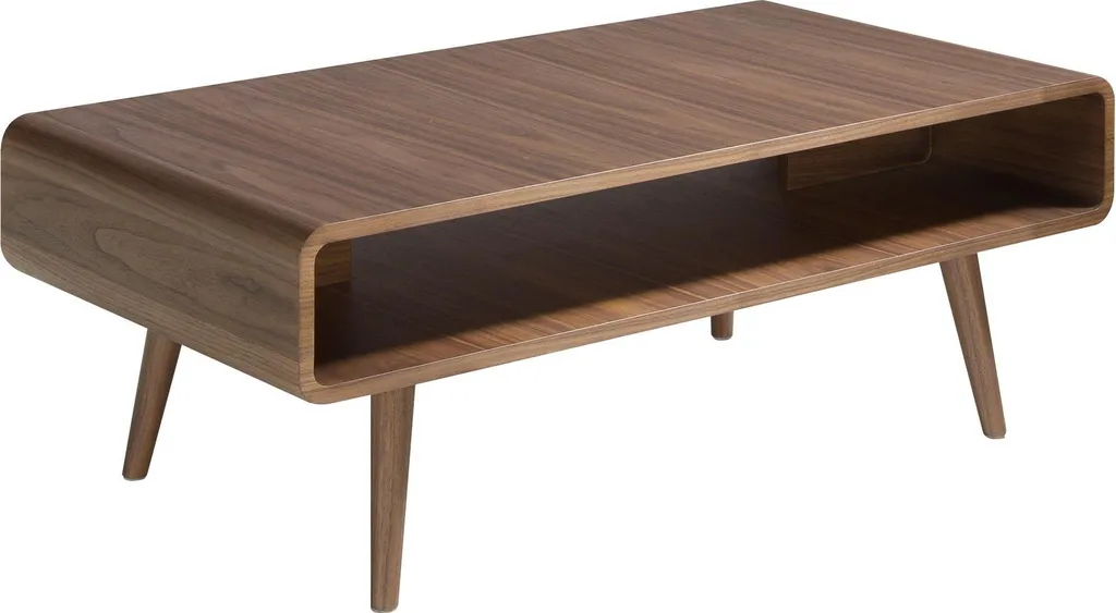 Table basse de salon rectangulaire placage noyer Angel Cerdá Modèle 2021