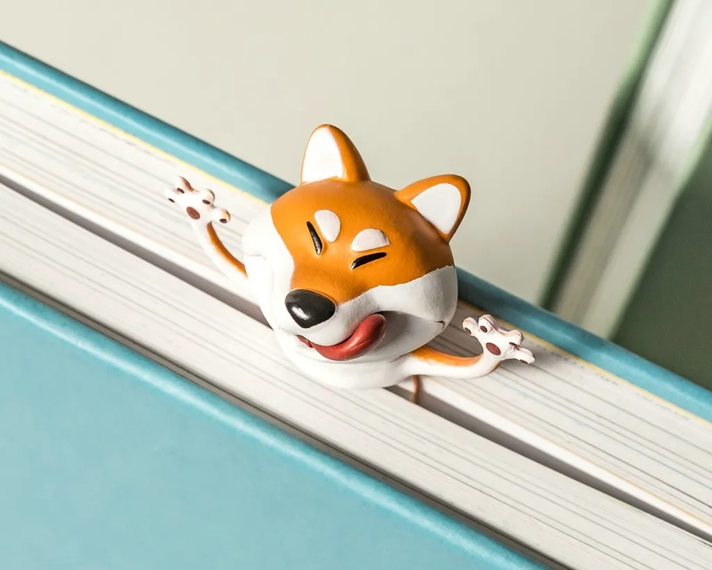 Signet de Lecture 3D Chien Rigolo - Marque-page Original Animaux 3D