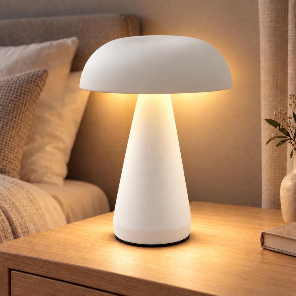 LED-Pilzlampe, tragbare Metall-Schreibtischlampe, Produktbild 