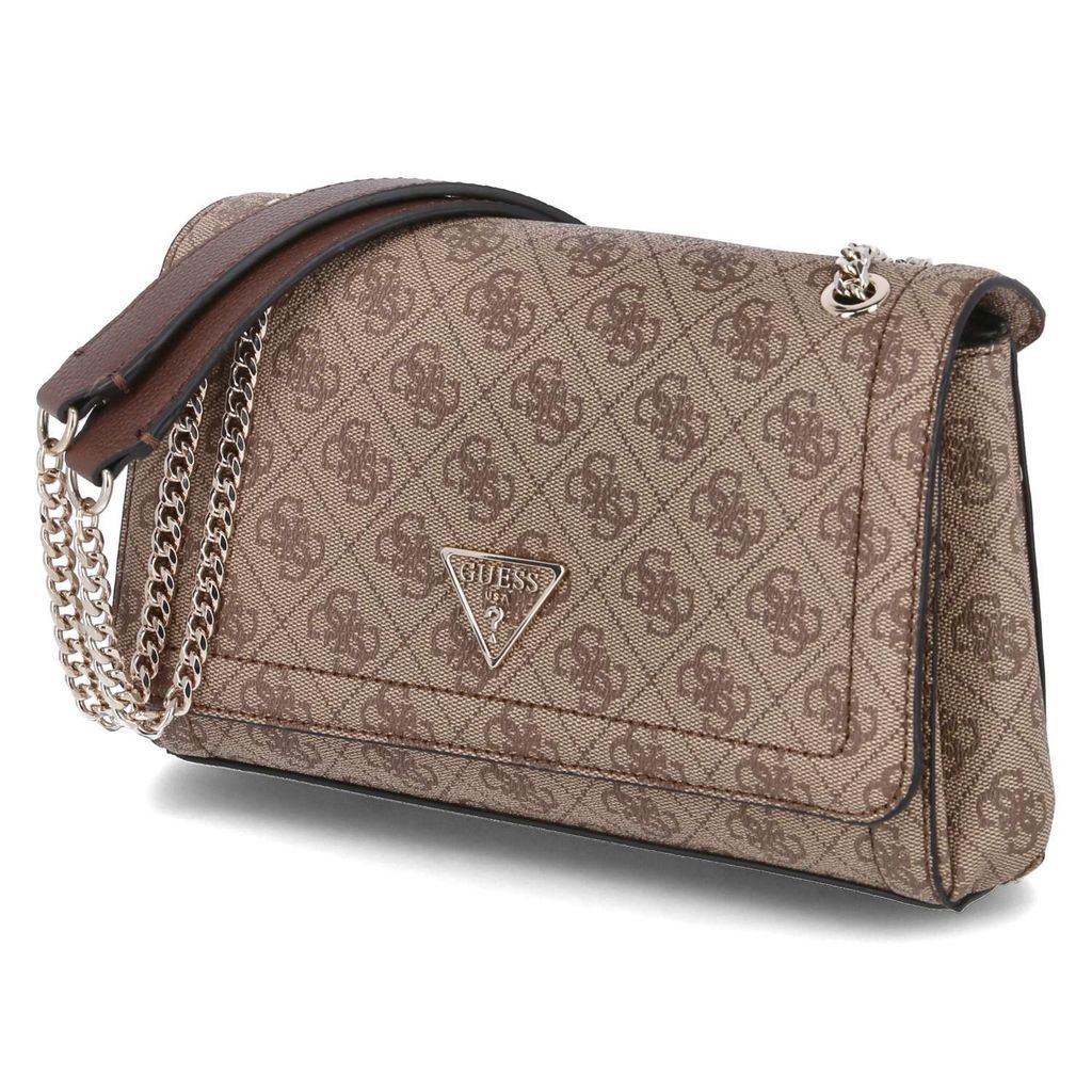 Guess Damen Schultertasche/ Umhängetasche NOELLE Beige Produktbild 
