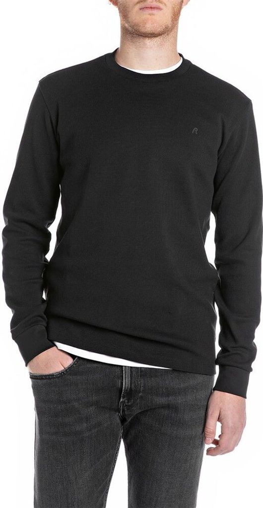 Replay M3101.000.85204 Langarm-t-shirt Schwarz L Mann Produktbild 