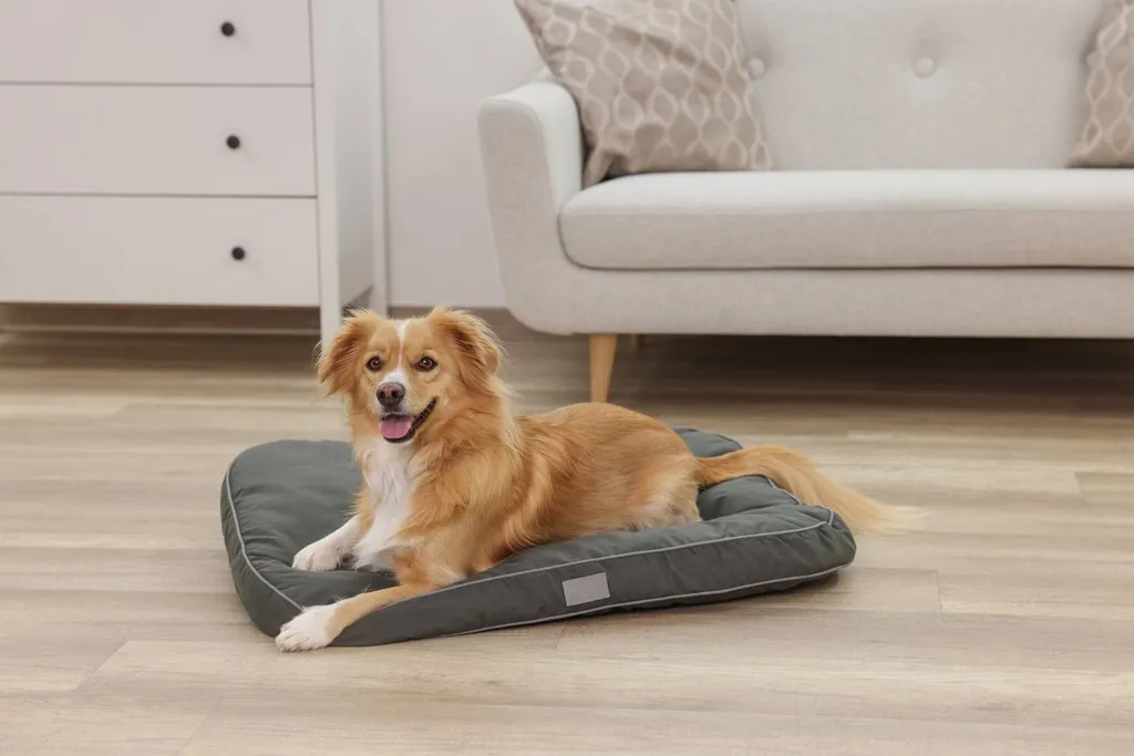 Matelas pour grand chien 100x70 cm Kerbl Jerome idéal pour sol carrelé