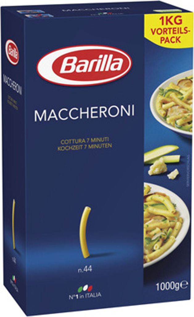 Barilla Pasta Nudeln Maccheroni n. 44 1 kg