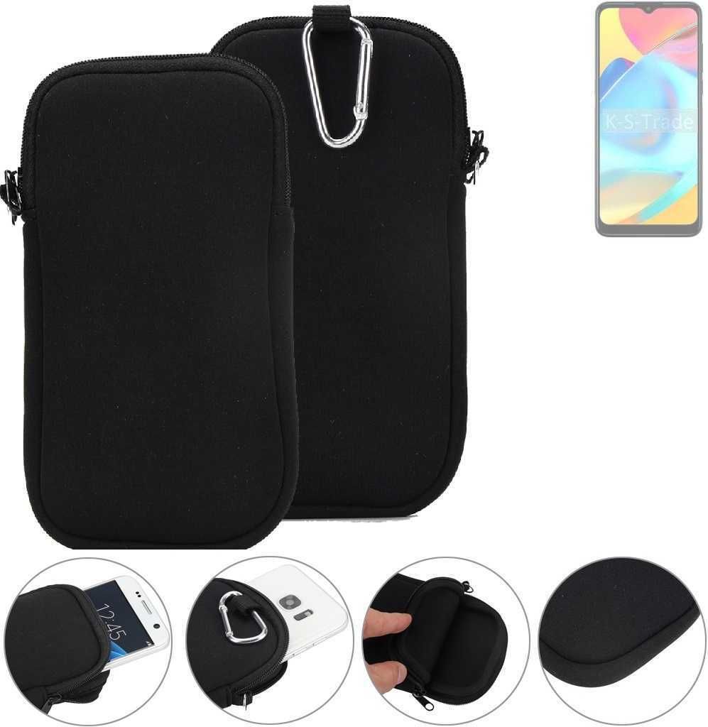 K-S-Trade Neopren-Hülle Handyhülle kompatibel mit Alcatel 3L (2021) Schutzhülle Neoprenhülle Sleeve Schutz-Hülle Gürtel Tasche Case Holster