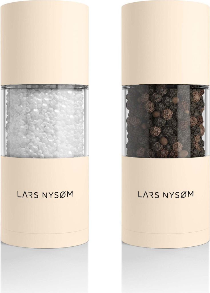 LARS NYSØM Mlýnek na sůl a pepř sada 2 kusů Ruční s Obrázek produktu 
