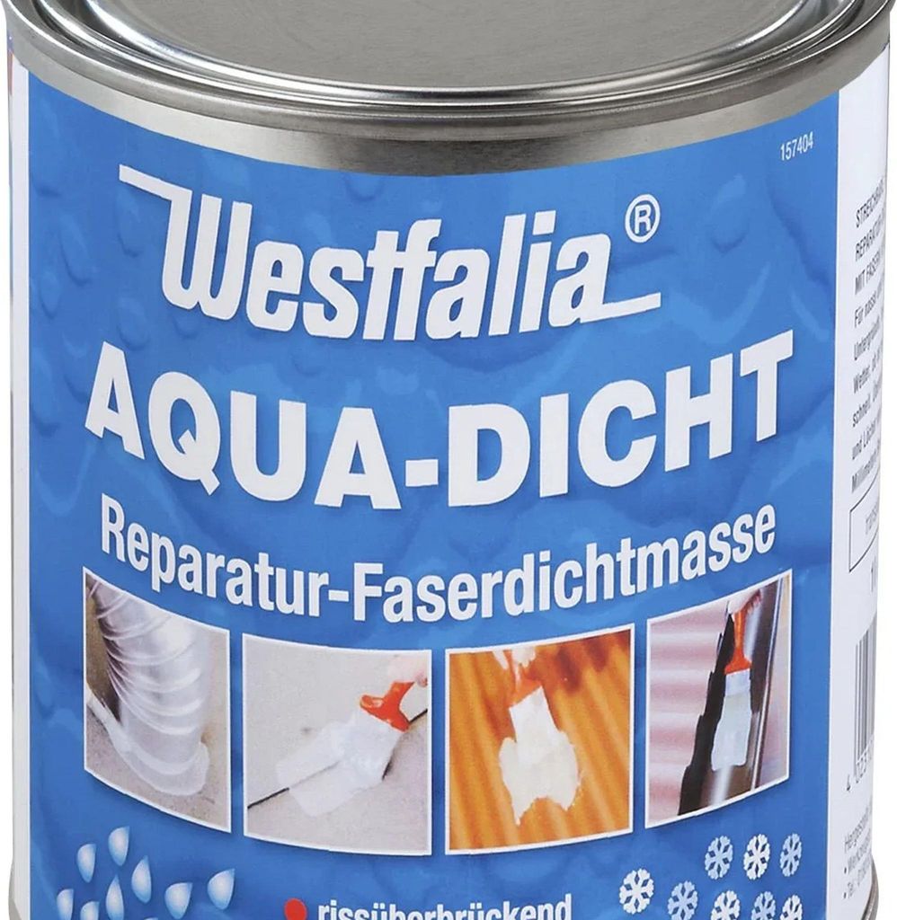 Aqua Dicht - transparente Abdichtmasse, faserverstärkt, 1 L Produktbild 