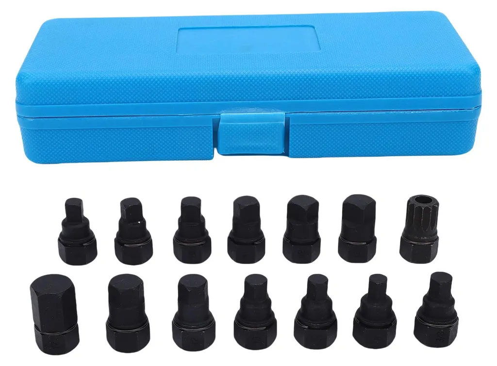 Jeu de clés vidange d'huile multifonction embout M16 six pans 3/8"