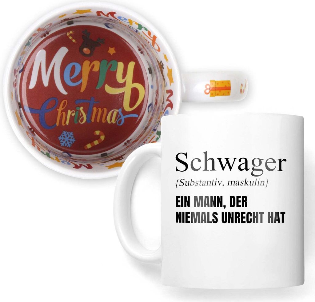 22Feels Weihnachtsgeschenk Schwager Geschenk Idee Männer Tasse Definition Haferl Weihnachten