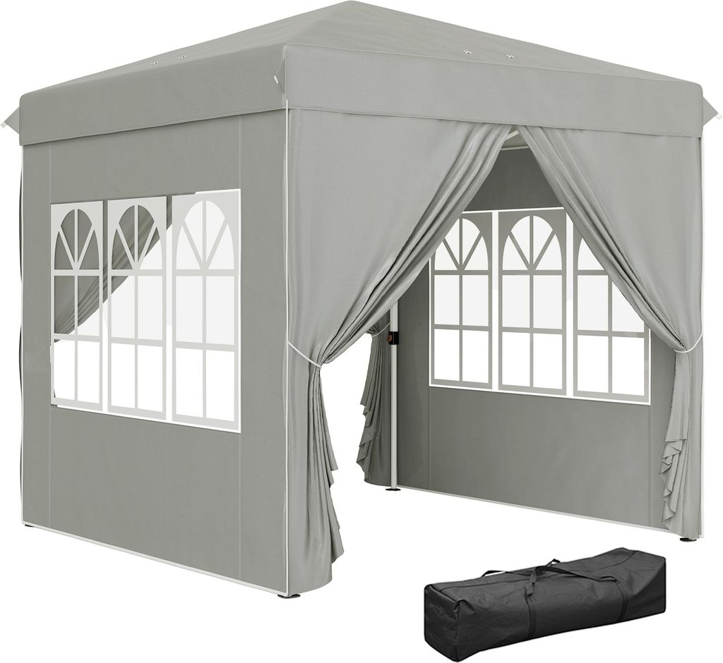 Outsunny Pavillon 2,5x2,5m wasserabweisend Stabil Produktbild 